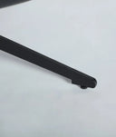 DRAAIBARE STOEL MARRAKECH comfortabele draaistoel met eigentijdse stijl in zwart met afwerking