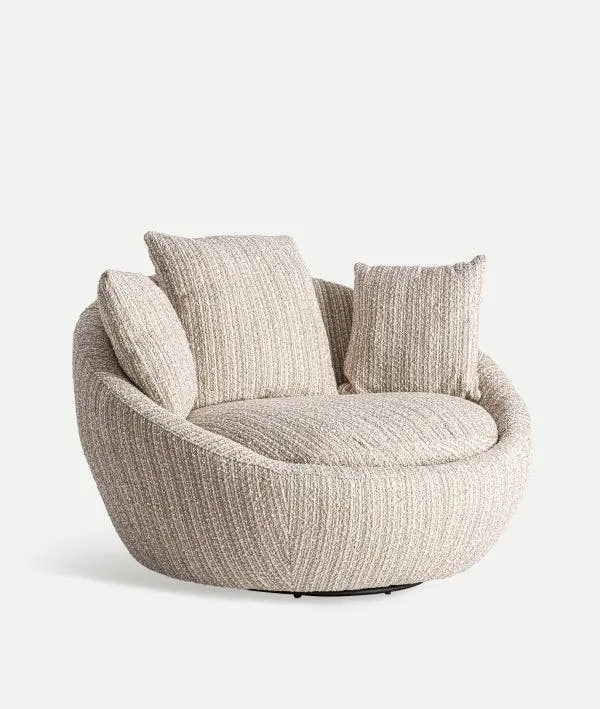 SILLÓN GIRATORIO NUBA EN POLIESTER - Sillones - El Workshop - poliéster