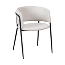 Silla metal blanco