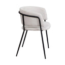 Silla metal blanco