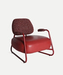 SILLÓN TANKAH rojo con acabado mate estilo bohemio con toque moderno - Sillones - El Workshop - hierro