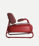 SILLÓN TANKAH rojo con acabado mate estilo bohemio con toque moderno - Sillones - El Workshop - hierro