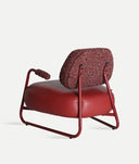 SILLÓN TANKAH rojo con acabado mate estilo bohemio con toque moderno - Sillones - El Workshop - hierro