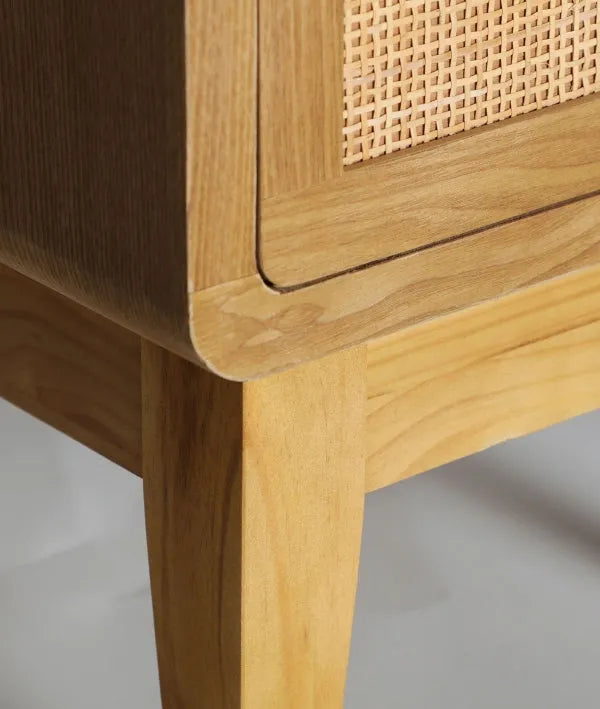 Cómoda sinfonier DOAZIT madera n marrón claro, patas rectas que aportan estabilidad