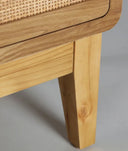 Cómoda sinfonier DOAZIT madera n marrón claro, patas rectas que aportan estabilidad