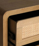 Cómoda sinfonier DOAZIT madera n marrón claro, patas rectas que aportan estabilidad