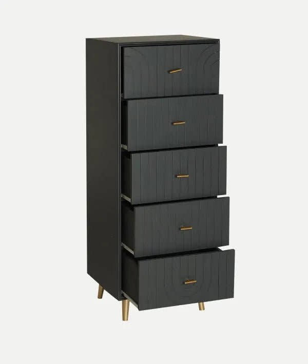 Cómoda sinfonier TREMES gris en madera - Cómodas - El Workshop - madera mdf