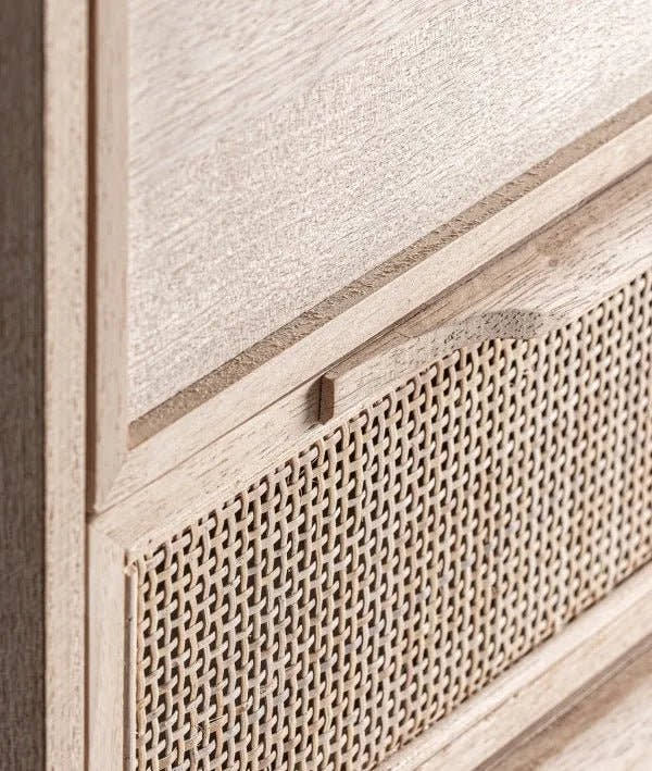 CÓMODA WEURTZ de madera de fresno en tono marrón claro combina diseño minimalista y elegancia natural - Cómodas - El Workshop - madera de fresno