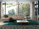 Sofá chaise longue relax izquierda piel visón sobre fondo gris de estudio (2)