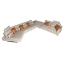 Sofá chaise longue relax modular izquierdo tela arena, foto de producto (3)