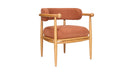 silla tapizada de roble claro studio silva
