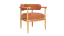 silla tapizada de roble claro studio silva