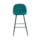 Silla acero verde
