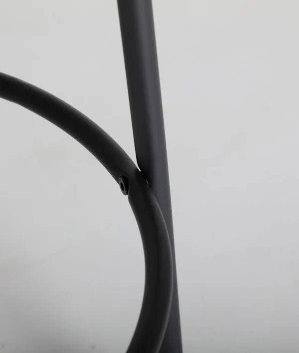 Taburete BREVILLE tapizado en blanco roto, estilo chic - Taburetes altos - El Workshop - poliéster