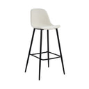 Taburete metal natural