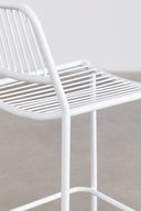 Silla acero blanco