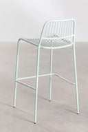 Silla acero blanco