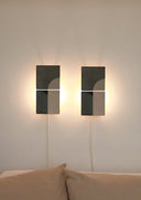 lampara de ceramica de pared tiles door violaine dharcourt hecha a mano