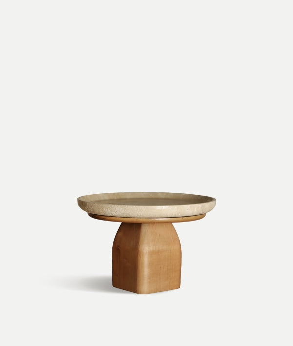 Bandeja VIDEIX de mármol y madera