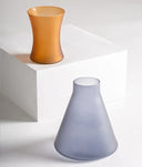 ELISEA oranje glazen vaas