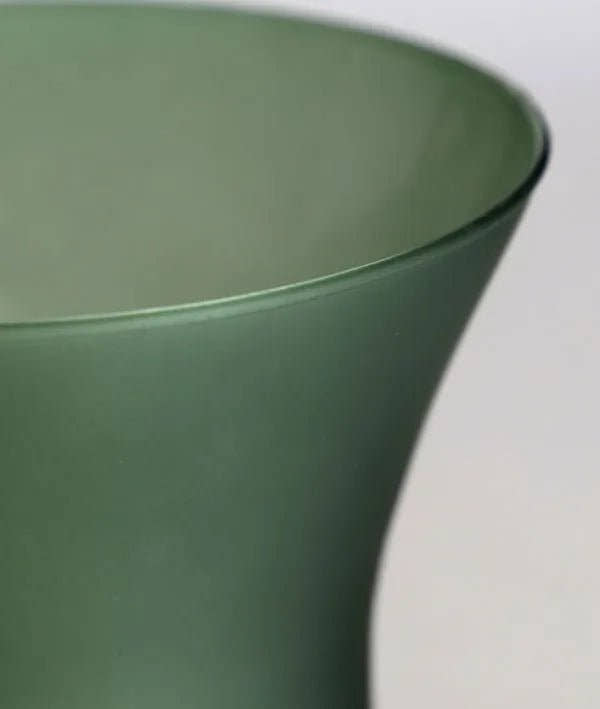 Jarrón ELISEA verde en vidrio - Jarrones y centros - El Workshop - vidrio