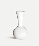 Jarrón JANEA con acabado en vidrio color blanco - Jarrones y centros - El Workshop - vidrio