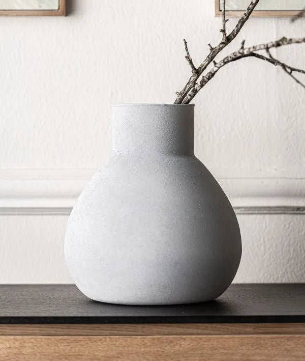 Jarrón LALY blanco roto en vidrio - Jarrones y centros - El Workshop - vidrio