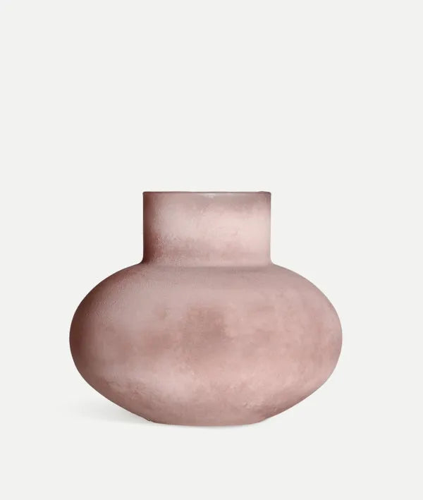 NAGYE vaas van elegant paars glas