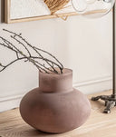 NAGYE vaas van elegant paars glas