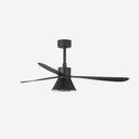 ventilador de techo con luz de acero y metacrilato ø132 cm 20 w cct seleccionable 3 palas, vista 4