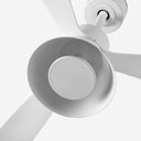 ventilador de techo con luz de acero y metacrilato ø132 cm 20 w cct seleccionable 3 palas, vista 5