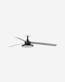 ventilador de techo con luz de aluminio ø106-160 cm alto 24 cm