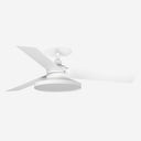 Ventilador de techo con luz de aluminio Ø106-160 cm alto 24 cm - Ventiladores de techo - El Workshop-Ø106 cm
