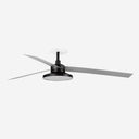 Ventilador de techo con luz de aluminio Ø106-160 cm alto 24 cm - Ventiladores de techo - El Workshop-Ø160 cm