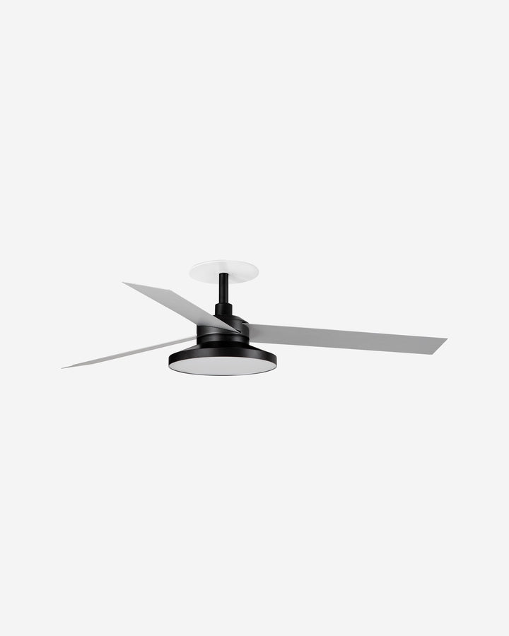 ventilador de techo con luz de aluminio ø106-160 cm alto 24 cm, vista 3