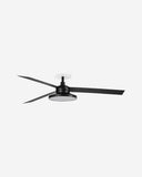 ventilador de techo con luz de aluminio ø106-160 cm alto 24 cm, vista 4