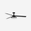 Ventilador de techo con luz de aluminio Ø106-160 cm alto 30 cm - Ventiladores de techo - El Workshop-Ø132 cm