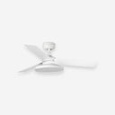 Ventilador de techo con luz de aluminio Ø106-160 cm alto 30 cm - Ventiladores de techo - El Workshop-Ø106 cm