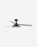 ventilador de techo con luz de aluminio ø106-160 cm alto 30 cm, vista 3