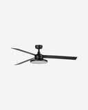 ventilador de techo con luz de aluminio ø106-160 cm alto 30 cm, vista 4
