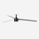 Ventilador de techo con luz de aluminio y cristal Ø106-160 cm - Ventiladores de techo - El Workshop-Ø160 cm