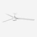 Ventilador de techo con luz de aluminio y cristal Ø106-160 cm - Ventiladores de techo - El Workshop-Ø160 cm
