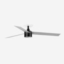 Ventilador de techo con luz de aluminio y cristal Ø106-160 cm - Ventiladores de techo - El Workshop-Ø132 cm