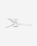 ventilador de techo con luz de aluminio y cristal ø106-160 cm, vista 6