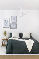 ventilador de techo inteligente con luz de acero y metacrilato ø132 cm 20 w cct seleccionable 3 palas, vista 6