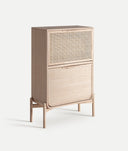 ALMACENAJE DE ZAPATOS WEURTZ de madera de fresno en tono marrón claro